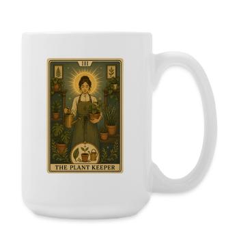 Gardien des plantes | Plantes d’intérieur Tarot - Grande tasse 440 ml - blanc - Droite