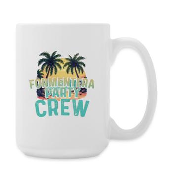Équipe de la fête de Formentera - Grande tasse 440 ml - blanc - Droite