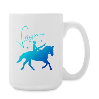 Vaulting Mill – Sport Outfit for Vaulters - Large Mug 440 ml - white - Right