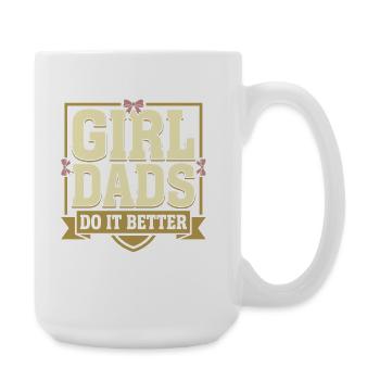 First Father's Day Gift for Girl, Dad - Large Mug 440 ml - white - Right