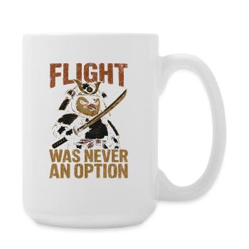 Samouraï Hibou : Option de ne jamais s’échapper - Grande tasse 440 ml - blanc - Droite