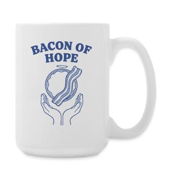 Breakfast Bacon Of Hope Brunch Café Drôle - Grande tasse 440 ml - blanc - Droite