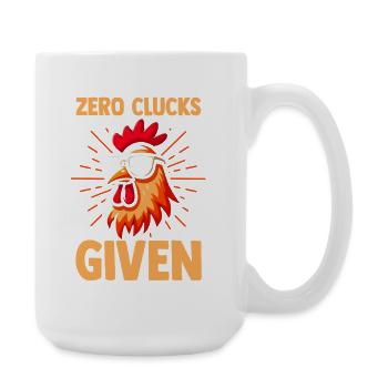 Élevage de coqs, volaille, poulet - Grande tasse 440 ml - blanc - Droite