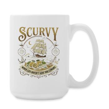 Conception du Lemon du Pirate Ship - Grande tasse 440 ml - blanc - Droite