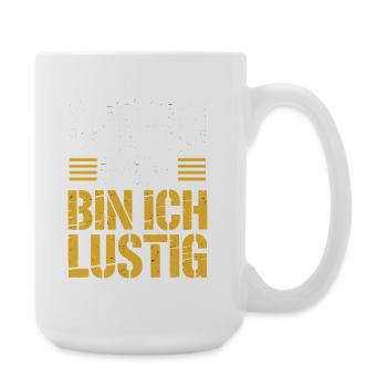 Bier Nach Dem Dritten Bier Lustig JGA Party Malle - Große Tasse 440 ml - Weiß - Rechts