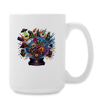 Sphère Oracle Cosmique - Grande tasse 440 ml - blanc - Droite