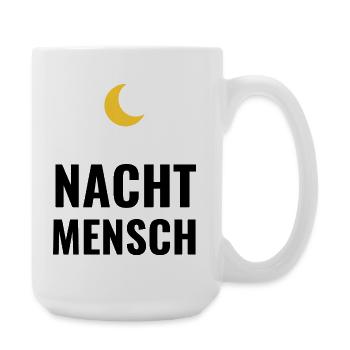 Nachtmensch - Große Tasse 440 ml - Weiß - Rechts