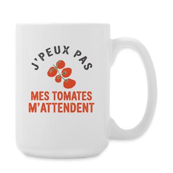 Jardinage Cadeau Humour Personnalisé - Grande tasse 440 ml - blanc - Droite