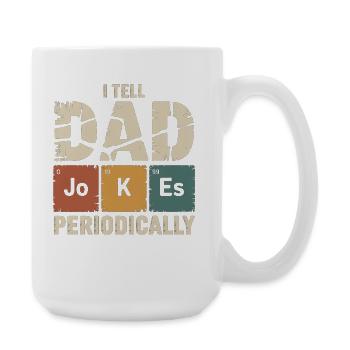 Blagues de papa Périodiquement - Grande tasse 440 ml - blanc - Droite