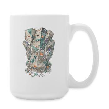 Traceur de tracé Construction de traceurs de routes - Grande tasse 440 ml - blanc - Droite