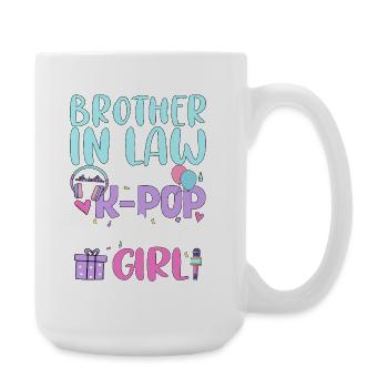 Beau-frère de la fille d’anniversaire de la K-Pop - Grande tasse 440 ml - blanc - Droite