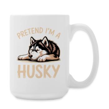 Paroles Husky, Cadeau Husky Drôle Husky - Grande tasse 440 ml - blanc - Droite