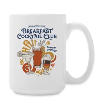 Petit-déjeuner Cocktail Club Brunch Sunrise Sippers - Grande tasse 440 ml - blanc - Droite