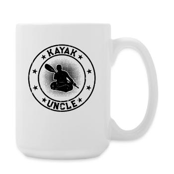 Oncle en kayak Oncle en kayak - Grande tasse 440 ml - blanc - Droite