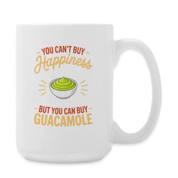 Guacamole Guac Avocado Dip Geschenk - Große Tasse 440 ml - Weiß - Rechts