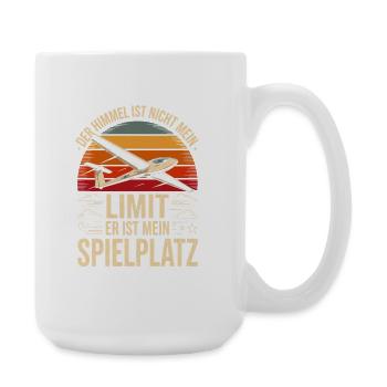  Der Himmel Ist Nicht Mein Limit Er Ist Mein - Große Tasse 440 ml - Weiß - Rechts