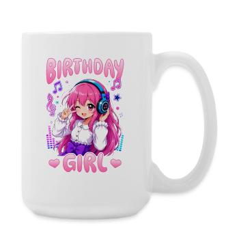 Anime and Music Chibi - Large Mug 440 ml - white - Right