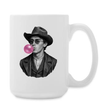 Billy the Kid avec du chewing-gum - Grande tasse 440 ml - blanc - Droite