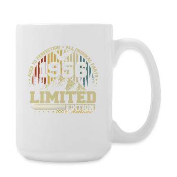 Jahrgang 1956 Vintage Retro Geburtstag Geschenk  - Grande tasse 440 ml - blanc - Droite