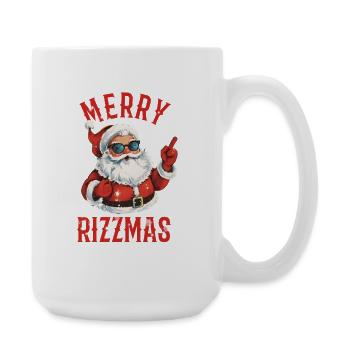 Joyeux Cadeau de Noël amusant pour le Père Noël - Grande tasse 440 ml - blanc - Droite