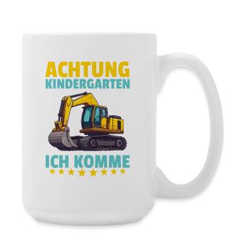ich bin ein Kindergartenkind Kindergarten Einhorn - Große Tasse 440 ml - Weiß - Rechts
