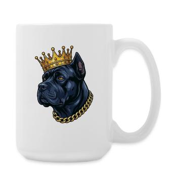 Cane Corso Crown Italian Mastiff Royal - Large Mug 440 ml - white - Right
