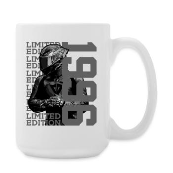 LIMITED EDITION 1996 MOTORCYCLE 30TH BIRTHDAY - Large Mug 440 ml - white - Right