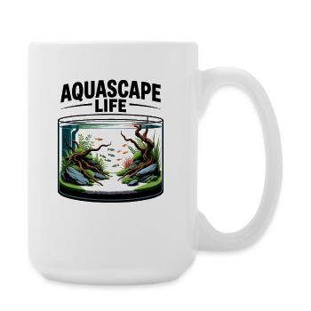 Aquascape Life Rêve d’Aquascaping - Grande tasse 440 ml - blanc - Droite