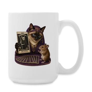 La Voyante - Grande tasse 440 ml - blanc - Droite