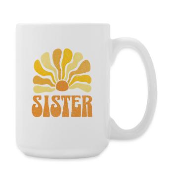 Sister Retro - Grande tasse 440 ml - blanc - Droite