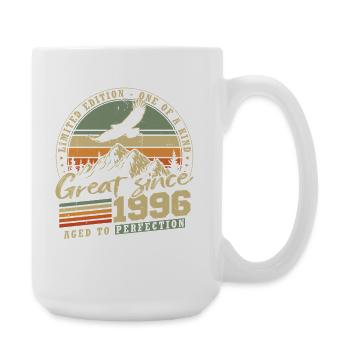1996 Vintage Vintage Birthday Retro - Large Mug 440 ml - white - Right