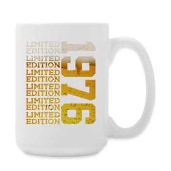 BIÈRE ÉDITION LIMITÉE 1976 50E ANNIVERSAIRE - Grande tasse 440 ml - blanc - Droite