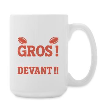 Rugby Cadeau humour personnalisé - Grande tasse 440 ml - blanc - Droite