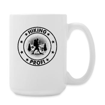 Hiking profi - Outdoor Hiking Mountain Hiking - Large Mug 440 ml - white - Right