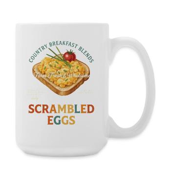 Breakfast Country Breakfast Blends Scrambled Eggs - Large Mug 440 ml - white - Right