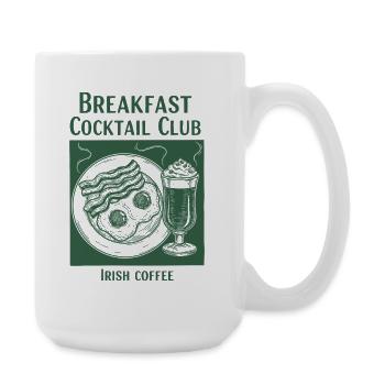 Breakfast Cocktail Club Irish Coffee Bacon Brunch - Large Mug 440 ml - white - Right