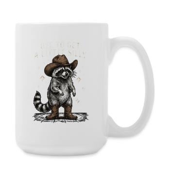 Je pars faire un peu la folie - Grande tasse 440 ml - blanc - Droite