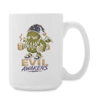 Evil Awakens: Cosmic Coffee - Large Mug 440 ml - white - Right