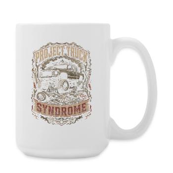 Rolling Coal Project Truck Syndrome - Large Mug 440 ml - white - Right