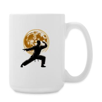 Tai Chi Zen Meditation – Chi Qigong Training - Large Mug 440 ml - white - Right