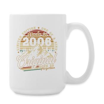 2006 Jahrgang Vintage Geburtstag Geschenk Retro - Large Mug 440 ml - white - Right