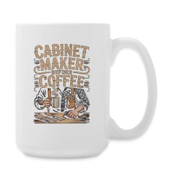 Ébéniste avant meuble Maître de café - Grande tasse 440 ml - blanc - Droite