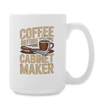 Ébéniste Cabinet Expert Coffee Amateur de Café - Grande tasse 440 ml - blanc - Droite