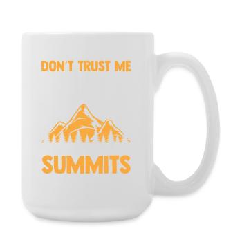 Randonnée sur sentier de montagne Randonnée en plein air Braconnage - Grande tasse 440 ml - blanc - Droite