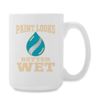 Garage Detailer Car Detailing Car Detailer - Large Mug 440 ml - white - Right