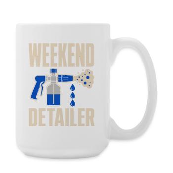 Garage Detailer Car Detailing Car Detailer - Large Mug 440 ml - white - Right