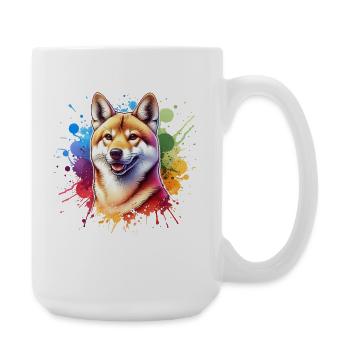 Dingo chien sauvage australien - Grande tasse 440 ml - blanc - Droite