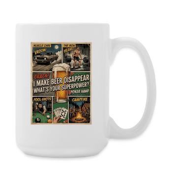 Je fais disparaître la bière Craft Beer - Grande tasse 440 ml - blanc - Droite