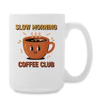 Breakfast Slow Morning Coffee Club Coffee Brunch - Large Mug 440 ml - white - Right