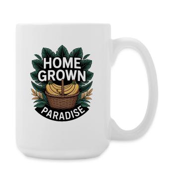 Home Grown Paradise Tropical Garden - Large Mug 440 ml - white - Right